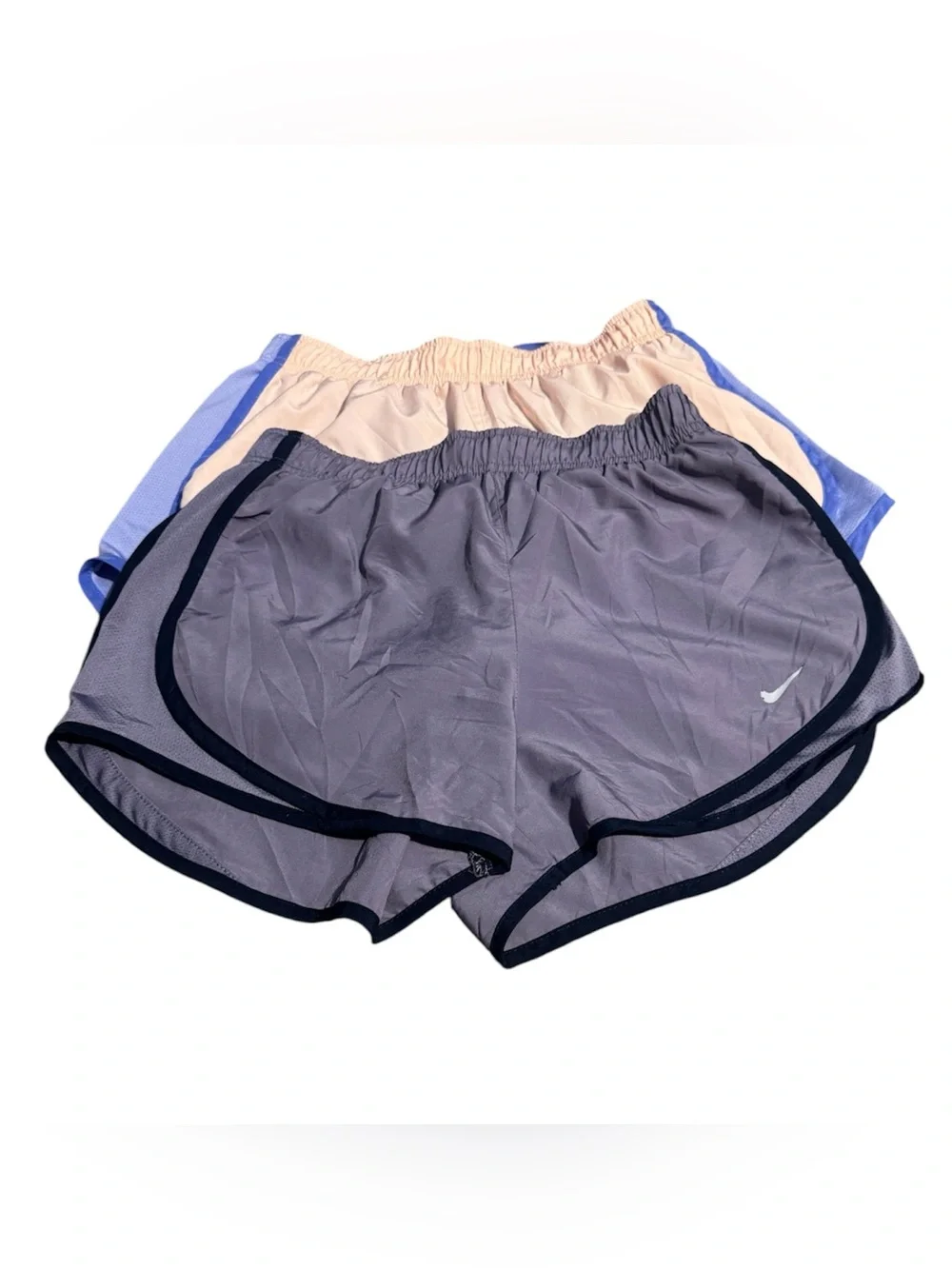 Nike Women’s Gray Athletic Shorts with Black Trim